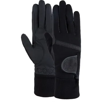 Jezdecké rukavice Horze Dámské jezdecké zimní rukavice Sage Barva: Černá, Velikost: XL