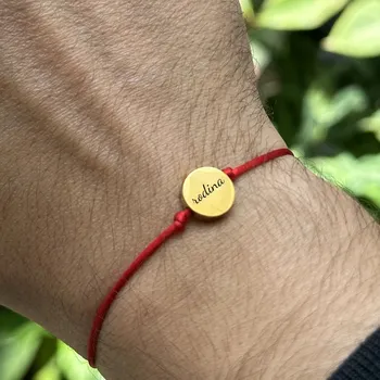 Náramek Náramek s gravírováním - KRUH Zlaté