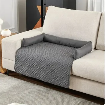 Pelíšek pro psa Praktická, voděodolná podložka pro psy (do interiéru i na cestování) Barva: A6 šedá (jiný vzor), Velikost: S (75x75 cm)