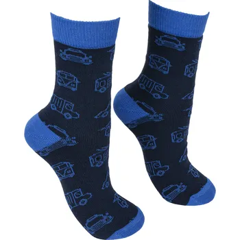 Oblečení a móda BNN BENNONKY CAR SOCKS BLUE ponožky modré - 39-41