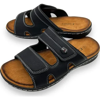 Pánské pantofle Cabin Pánské pantofle černé barvy /27 Barva: Černá, Velikost: 41