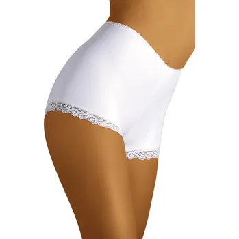 Dámské spodní prádlo Klasické vysoké kalhotky Dixi od Wol-Bar v bílé barvě, M i510_4070732548