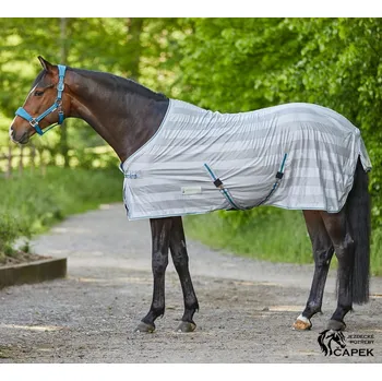 Deka pro koně Síťová deka Waldhhausen -ECONOMIC- - Stříbrná - 125cm