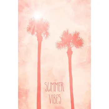 Plakát Plakát, Obraz - Graphic Art PALM TREES Summer Vibes, Melanie Viola