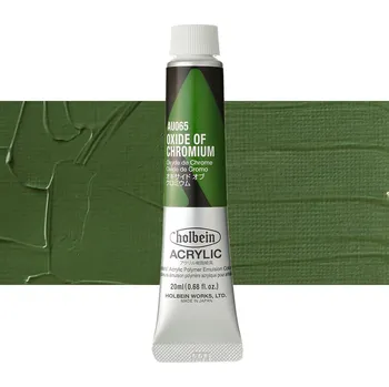 Vodová barva Akrylová barva Holbein Heavy Body - Oxide of Chromium Balení: 20 ml