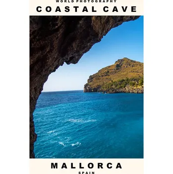 Plakát Plakát, Obraz - Coastal Cave (Mallorca, Spain)