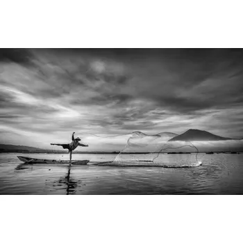 Plakát Plakát, Obraz - Man Behind the Nets