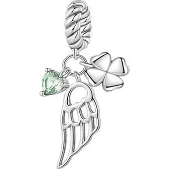 Přívěsek NUBIS® Stříbrný přívěšek korálek s přívěsky - NB-8169