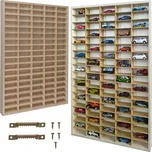 Kruzzel Dřevěná polička na autíčka na 90 ks Kruzzel 21997