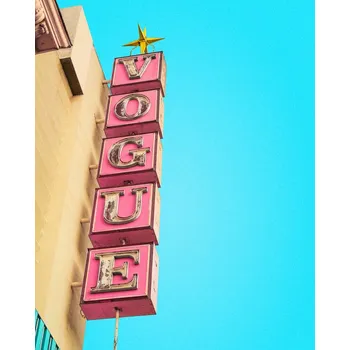 Plakát Plakát, Obraz - Vogue Theatre Sign in Hollywood, Tom Windeknecht