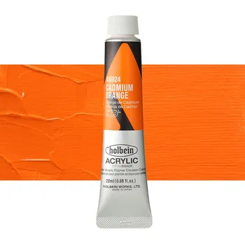 Vodová barva Akrylová barva Holbein Heavy Body - Cadmium Orange Balení: 20 ml