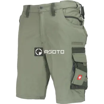 Pánské kraťasy Engelbert Strauss E.S.Motion olivové pánské pracovní kraťasy 48