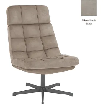 Křeslo LABEL51 Otočné křeslo ALVAR hnědé CH-73.002