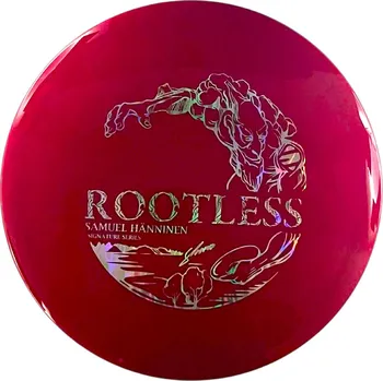 Disc golf EXEL ROOTLESS Samuel Hänninen signature Dark Red (7 6 -2 1), discgolf disk Hmotnost: 175 g