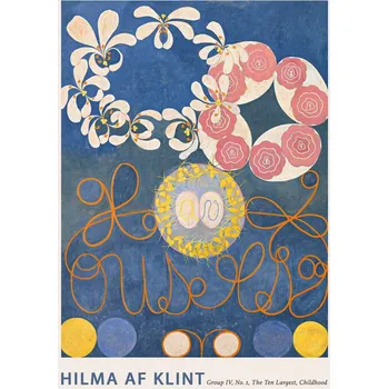 Plakát Plakát, Obraz - The Very First Abstract Collection, The 10 Largest (No.1 in Blue) - Hilma af Klint