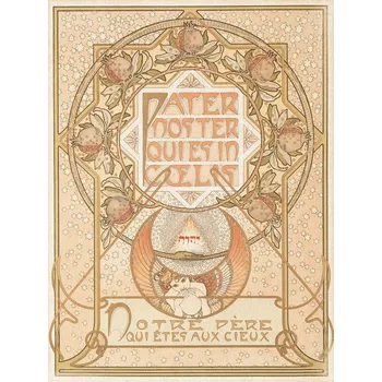 Plakát Plakát, Obraz - Pater Noster (1900), Alfons Mucha