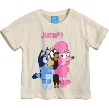 Dívčí tričko Dívčí tričko BLUEY smetanové Velikost: 98