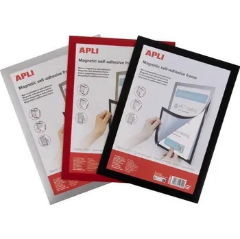 Kancelářský nábytek Magnetický rámeček, mix barev, A4, samolepicí, APLI 19699