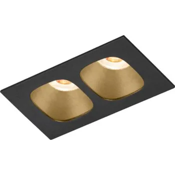 Svítidlo Wever & Ducré Malé subtilní vestavné svítidlo Pirro Petit Recessed 2.0 Teplota chromatičnosti: 2700 Kelvinů, Barva vnější / barva vnitřní: Černá / Šampaňská 129151CH3 Malé subtilní vestavné svítidlo Pirro Petit Recessed 2.0