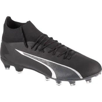Kopačky Černé kotníkové kopačky Puma Ultra Pro FG/AG 107422-02 Velikost: 44