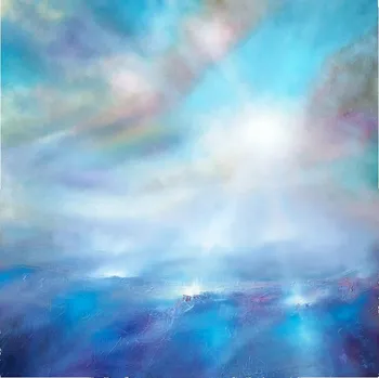 Plakát Plakát, Obraz - Heavenly blue, Annette Schmucker