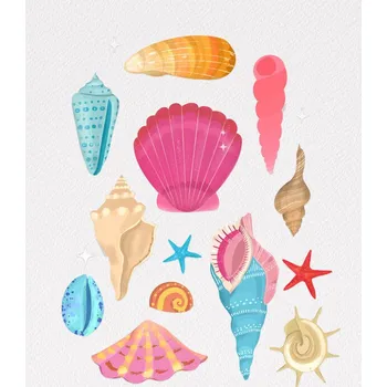 Plakát Plakát, Obraz - Seashells, Petra Lizde