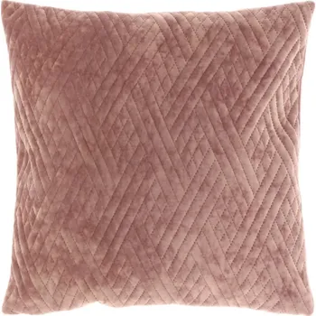 Polštář Vzorovaný polštář Cem starorůžový růžová 45x45