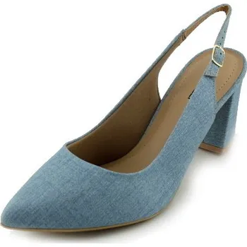 Dámské lodičky Nadměrná obuv PICCADILLY PI145 jeans (dámské elegantní lodičky XL)