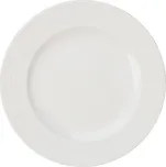 Siaki Obědový mělký talíř, porcelánový, bílý, O 27 cm