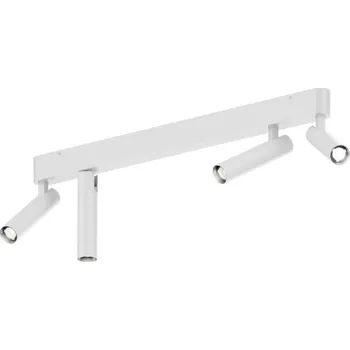 Wever & Ducré Přisazené designové svítidlo se čtyřmi směrovatelnými reflektory Match Ceiling 4.0 Barva: Bílá, Teplota chromatičnosti: 2700 Kelvinů 177454W3 Přisazené designové svítidlo se čtyřmi směrovatelnými reflektory Match Ceiling 4.0