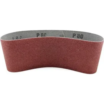 Brusný papír TS Brusný kepr 75x457 mm nekonečný pás P80, plátno