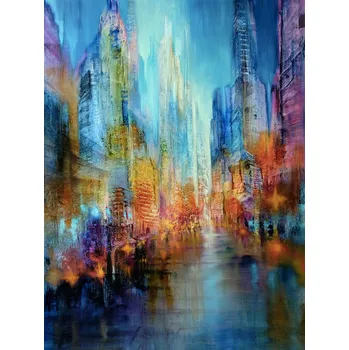 Plakát Plakát, Obraz - Big city, Annette Schmucker
