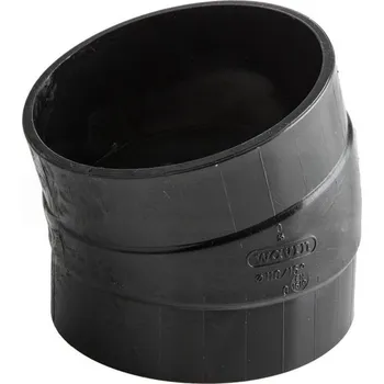 Kanalizační potrubí Koleno odvodňovací Wavin Quickstream HDPE d160/15°, černá