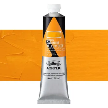 Vodová barva Akrylová barva Holbein Heavy Body - Cadmium Yellow Deep Balení: 60 ml