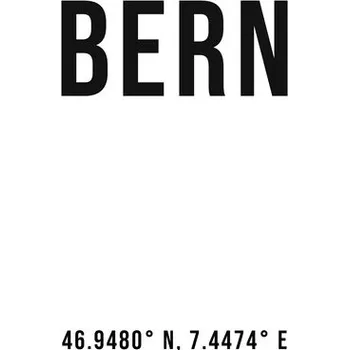 Plakát Plakát, Obraz - Bern simple coordinates, Finlay & Noa