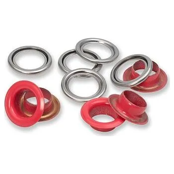 Knoflík Průchodky s podložkou BAREVNÉ 11 mm - PRYM barva červená