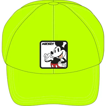 Kšiltovka Mickey Mouse - licence Chlapecká kšiltovka - Mickey Mouse 5239C156, signální Barva: Zelinkavá, Velikost: velikost 56