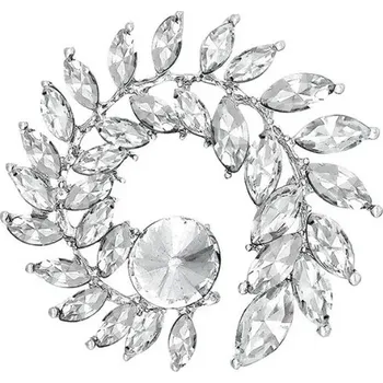 Brož Amparo Miranda® Brož Flower AM3125, Barva Čirá