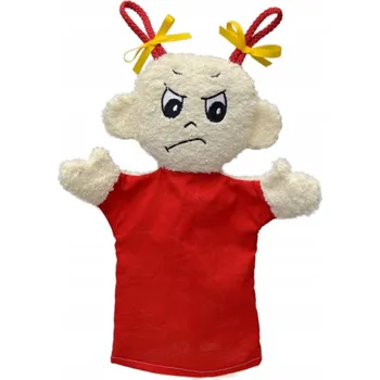 plyšák Vzdělávací loutka na ruku EMOCE – Zlost, 30 cm