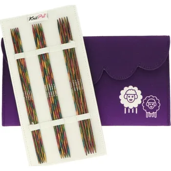 Jehlice KnitPro Symfonie Sada ponožkových jehlic 20 cm