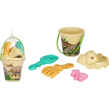 Hra na zahradu sada na písek dětská VĚDRO DINO + příslušenství PH mix dekorů