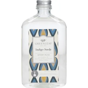 Vůně do bytu Greenleaf - Náplň do vonného difuzéru Indigo Suede - 250 ml