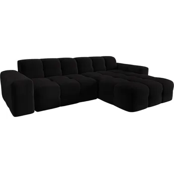 Pohovka Micadoni Sametová rohová pohovka Kendal 256 cm, pravá