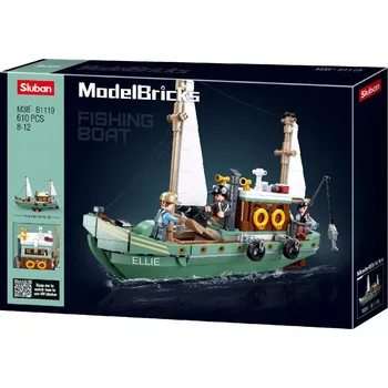 Stavebnice Sluban Sluban Model Bricks M38-B1119 rybářská loď Ellie