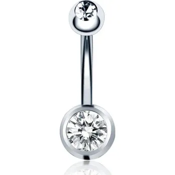 Piercing Piercing do pupíku | náušnice do pupíku - Stříbrný