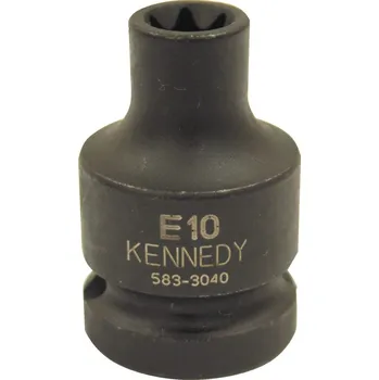 Gola hlavice Rázová nástrčná hlavice Torx-E, , E10 -E22 Kennedy (zvolte variantu) KEN-583-3054K velikost: E10, upínání: 1/2"