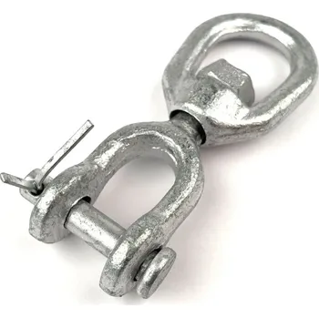 Tesařské kování EU SELECT Oko otočné s vidlicí žárový zinek M6 M6 200kg