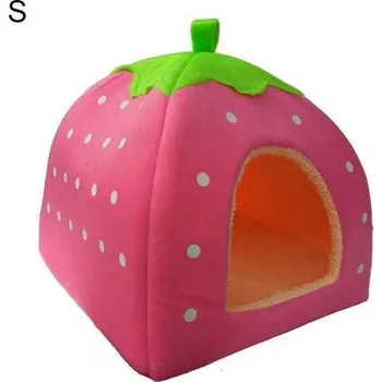 Pelíšek pro psa Domeček pro psa | pelíšek pro pejsky, styl bouda - růžový,33 x 33 x 38 cm