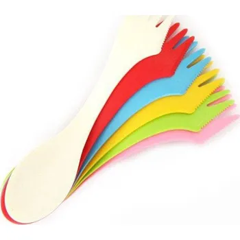 Příbor Cestovní příbor | jídelní příbor 3v1, 6 ks