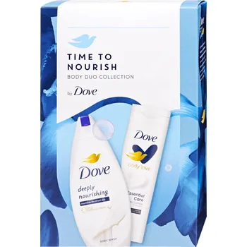 Sprchový gel Dove dárková sada Time To Nourish (sprchový gel 250 ml + tělové mléko 250 ml)